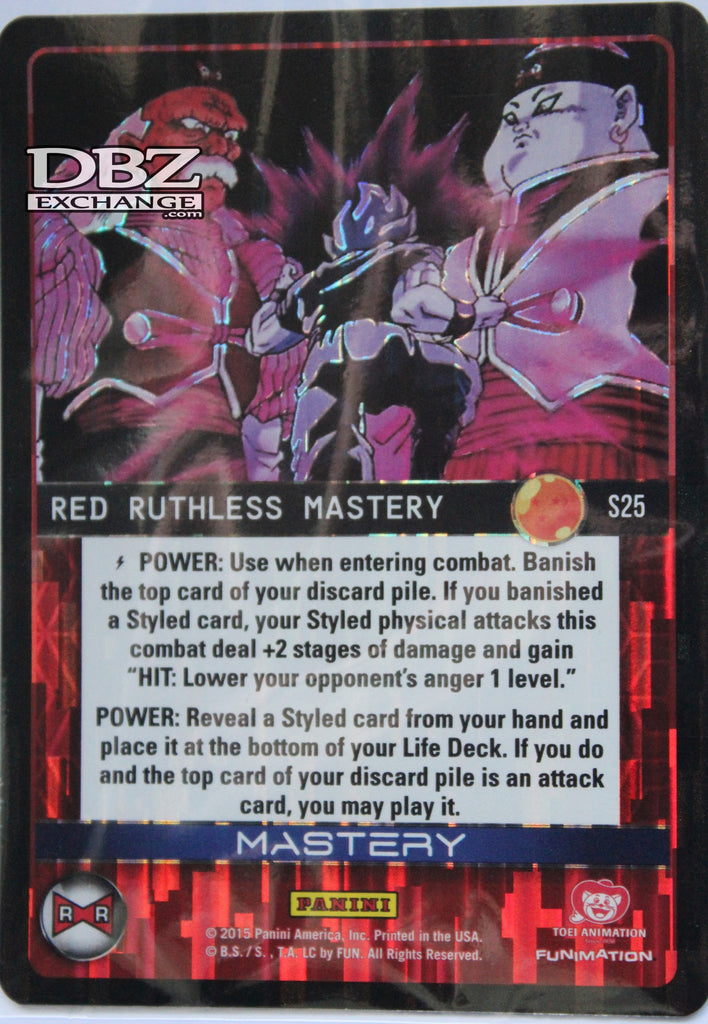 S25 Red Ruthless Mastery Foil