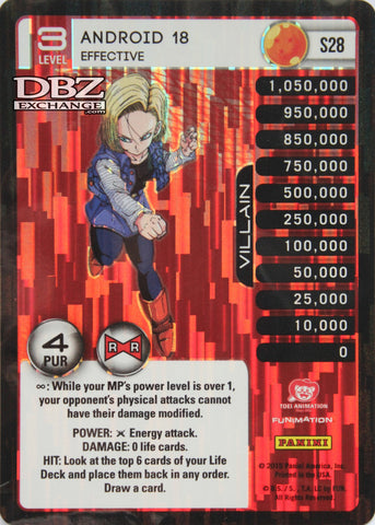 S28 Android 18 Effective Lv3 Foil