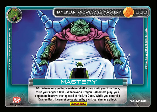 S30 Namekian Knowledge Mastery