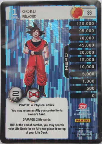 S6 Goku Relaxed Lv1 Foil