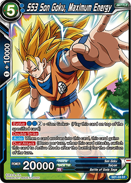 SD1-03 SS3 Son Goku Maximum Energy