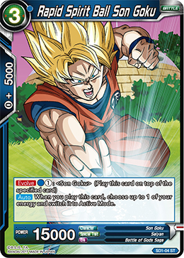 SD1-04 Rapid Spirit Ball Son Goku