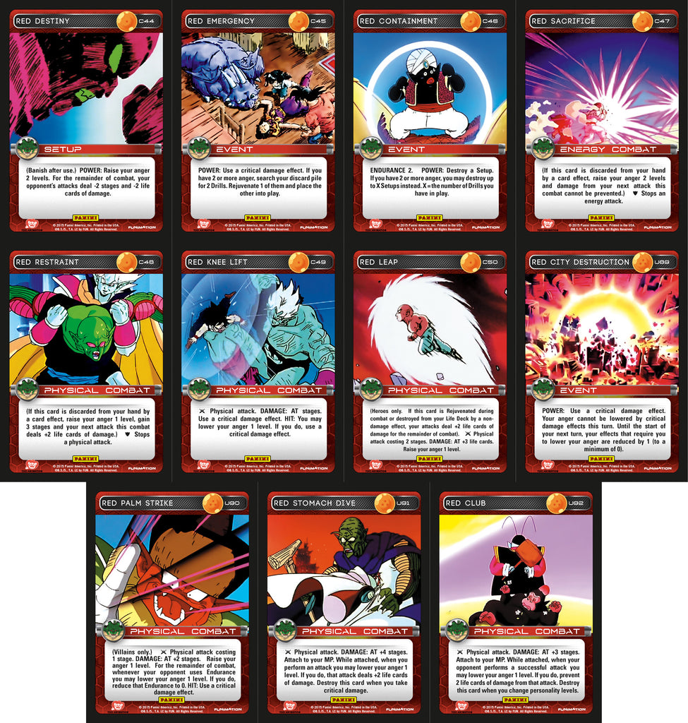 Red Booster Playset - Heroes & Villains