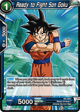 TB1-027 Ready to Fight Son Goku