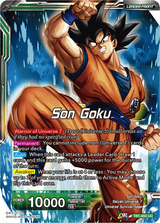TB1-050 Son Goku - Sharpened Power Son Goku