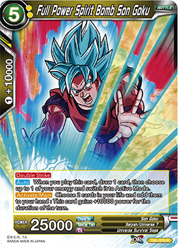 TB1-075 Full Power Spirit Bomb Son Goku