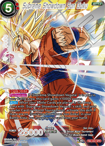 SPR - Alternate TB2-002 Supreme Showdown Son Goku