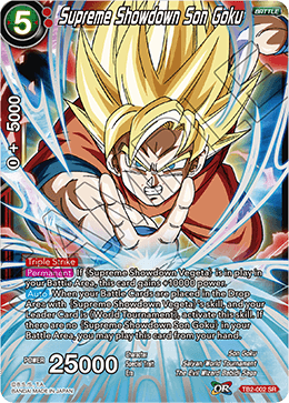 TB2-002 Supreme Showdown Son Goku