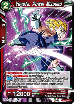 TB2-006 Vegeta, Power Misused