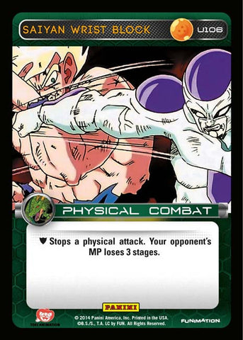 U106 Saiyan Wrist Block