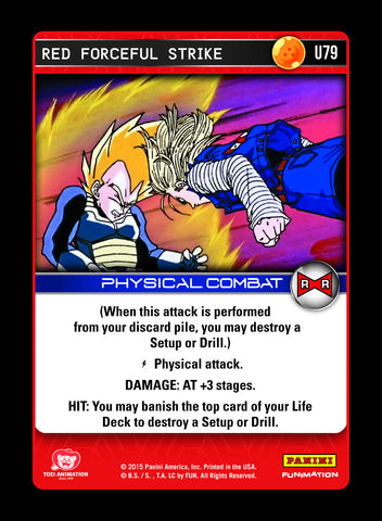 U79 Red Forceful Strike
