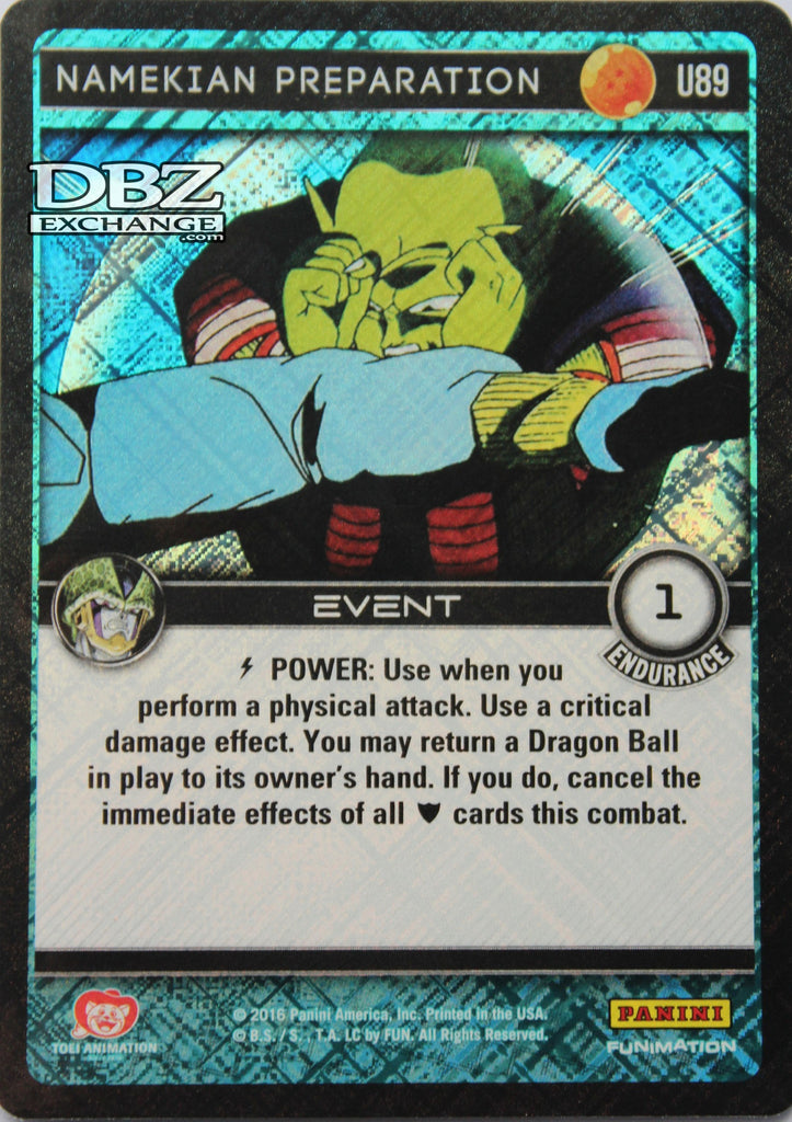U89 Namekian Preparation