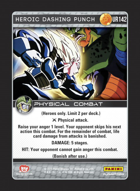 DBZ CCG | UR142 Heroic Dashing Punch Ultra Rare DBZ Exchange DBZ CCG | UR142 Heroic Dashing Punch Ultra Rare DBZ Exchange