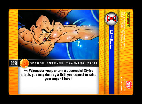 C28 Orange Intense Training Drill