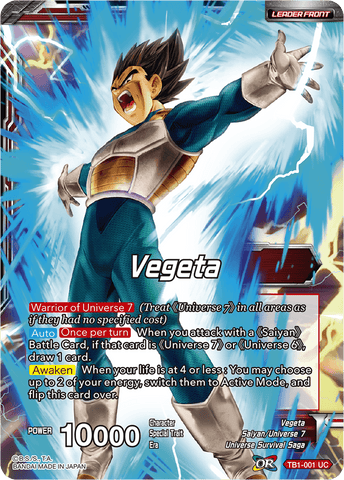 TB1-001 Vegeta - Saiyan Bond Vegeta