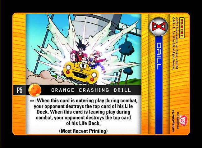 P5 Orange Crashing Drill